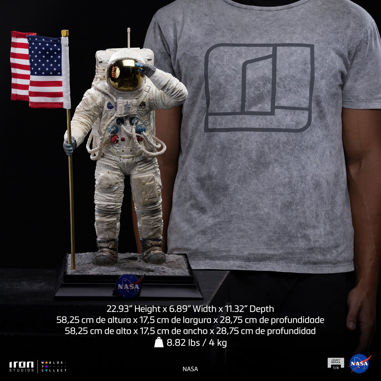 Apollo 11 Astronaut NASA 1/4 Scale Statue Pre-order
