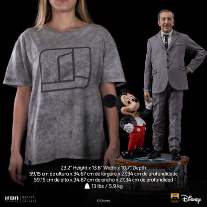 Walt Disney & Mickey Mouse Disney Classics 1/4 Scale Statue Pre-order