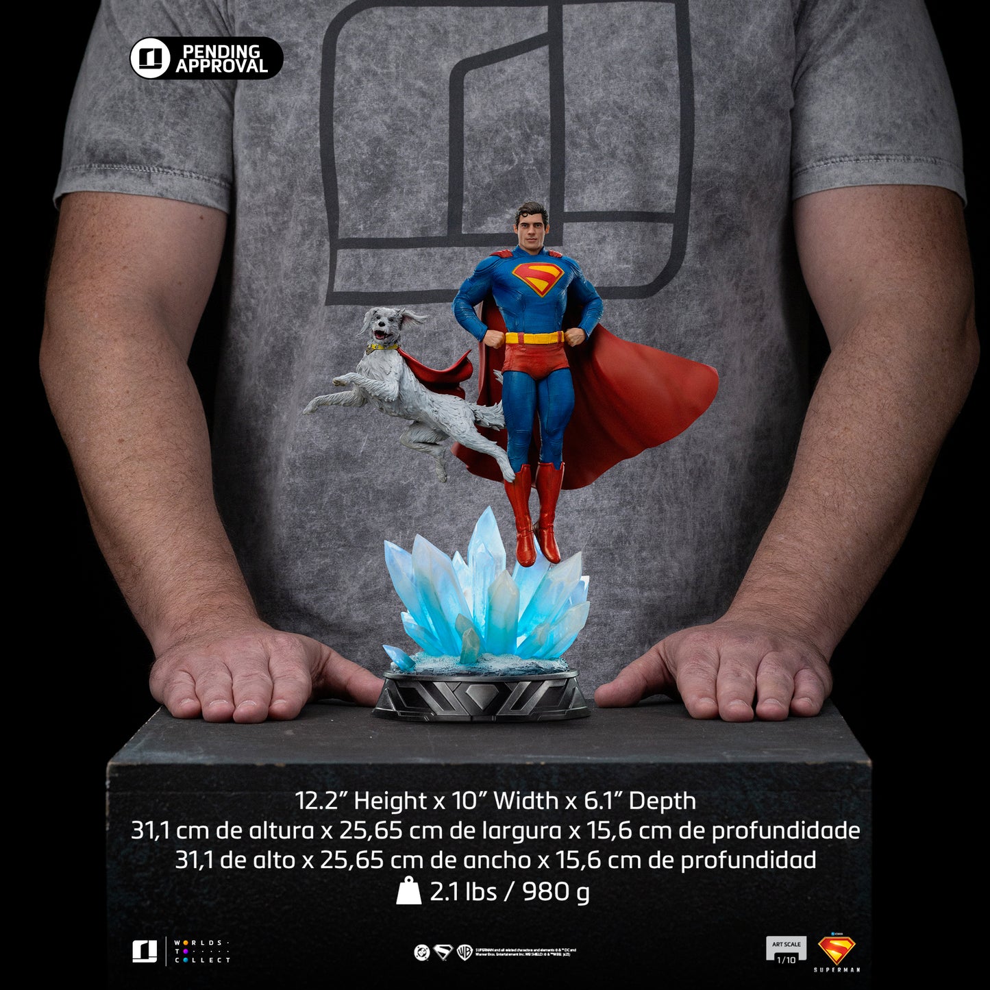 Superman and Krypto 1/10 Scale Statue Pre-order