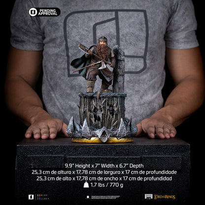 Gimli Unleashed LOTR 1/10 Scale Statue Pre-order