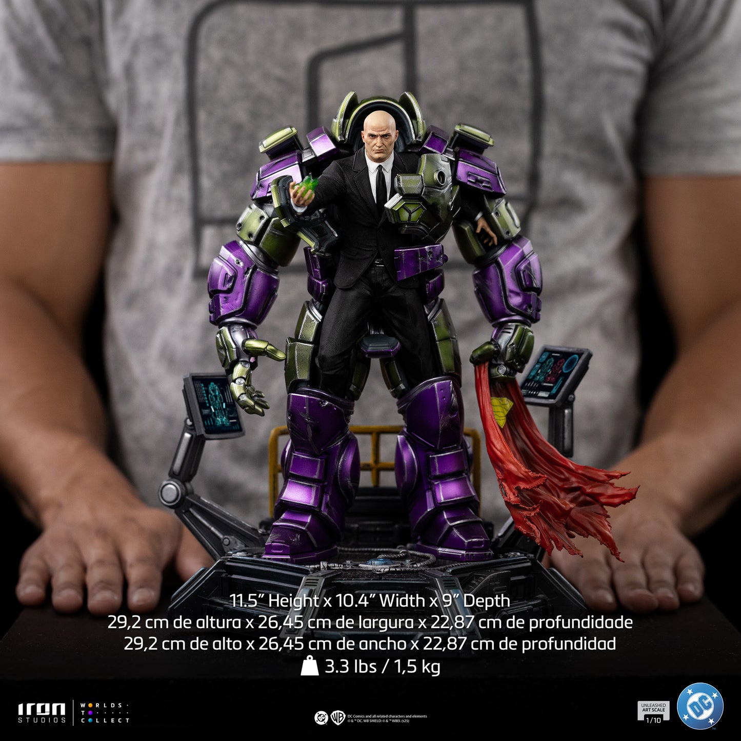 Lex Luthor and Armor Suit Unleashed 1/10 Scale Statue Pre-order