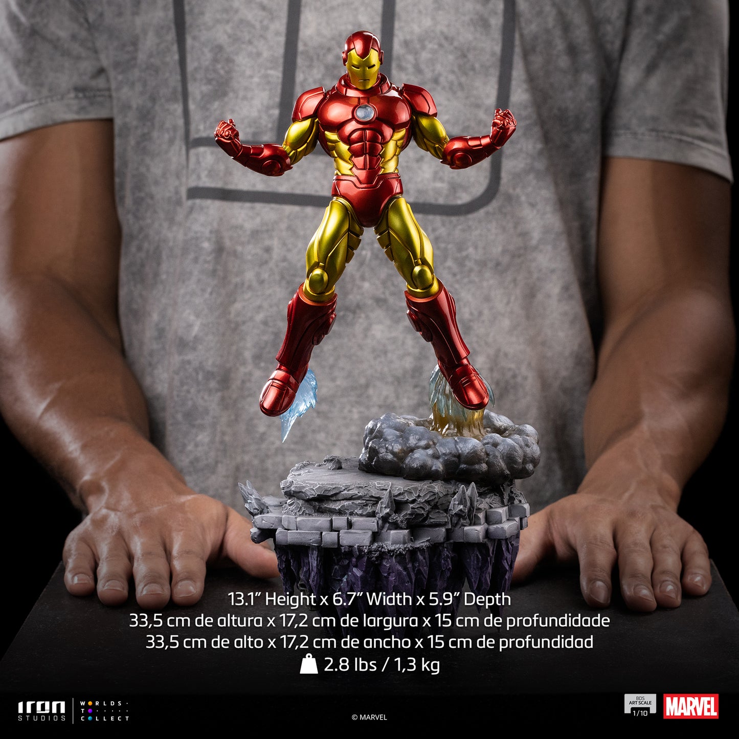 Iron Man Infinity Gauntlet Diorama 1/10 Scale Statue Pre-order
