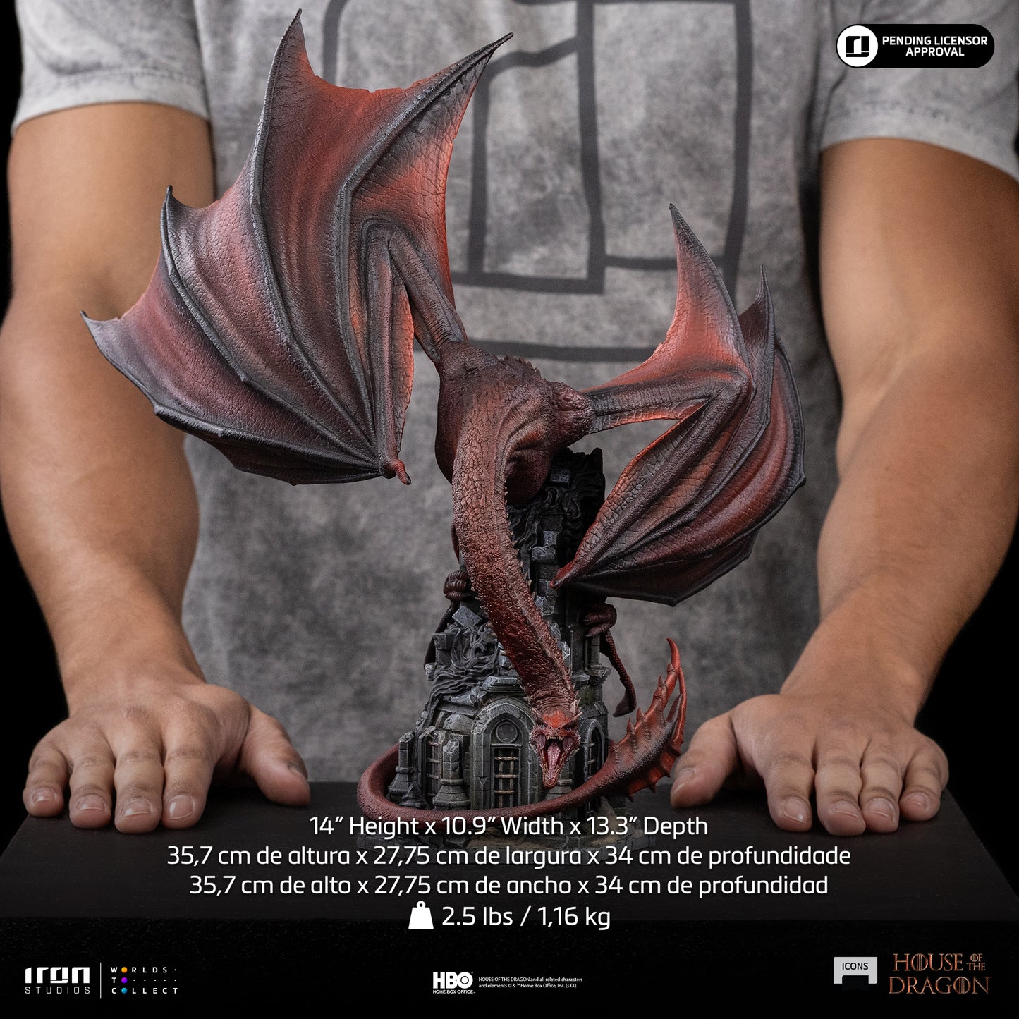 Caraxes House of the Dragon Non-Scale Statue Pre-order