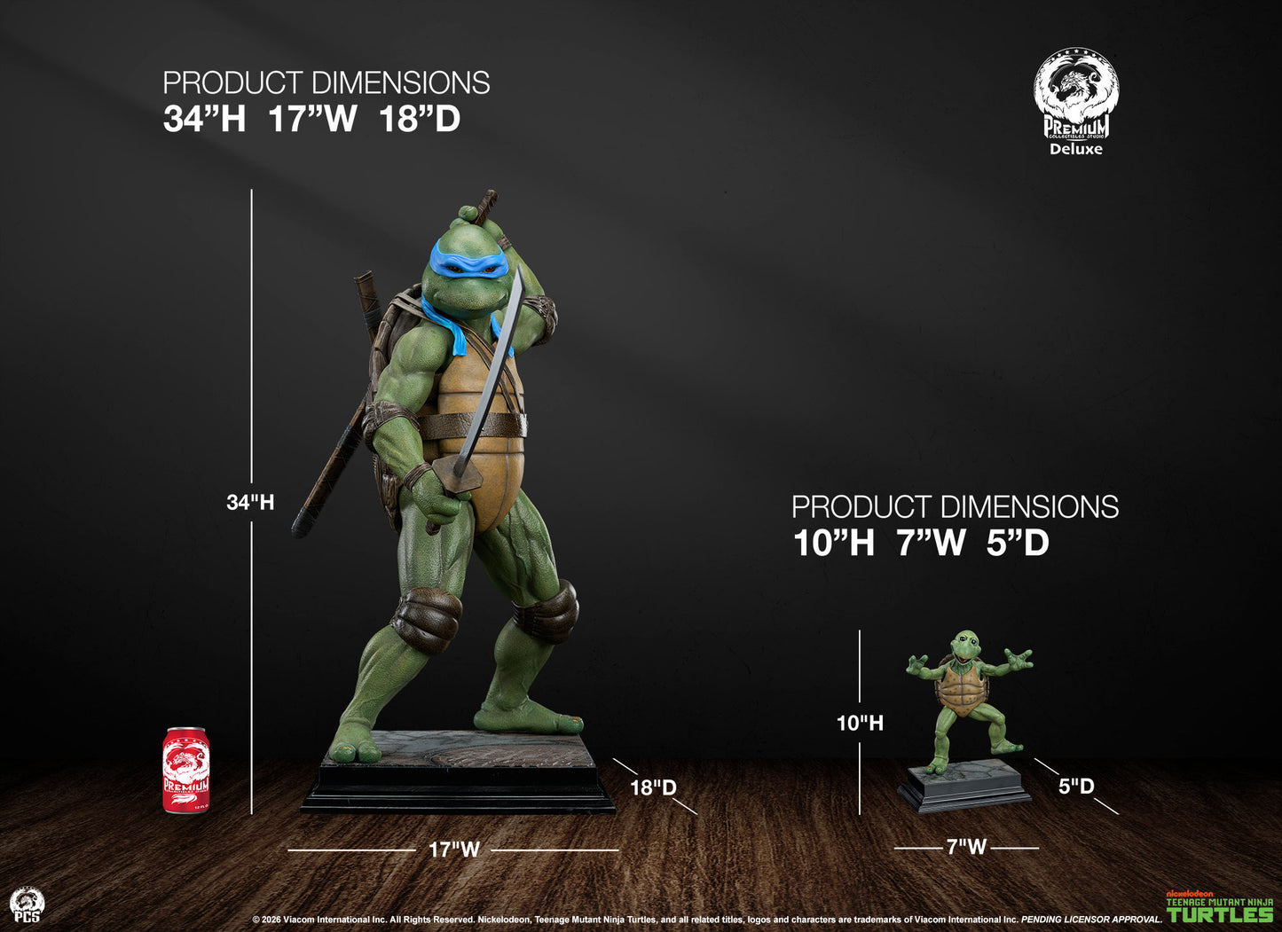 Leonardo Deluxe TMNT 1/2 Scale Statue Pre-order