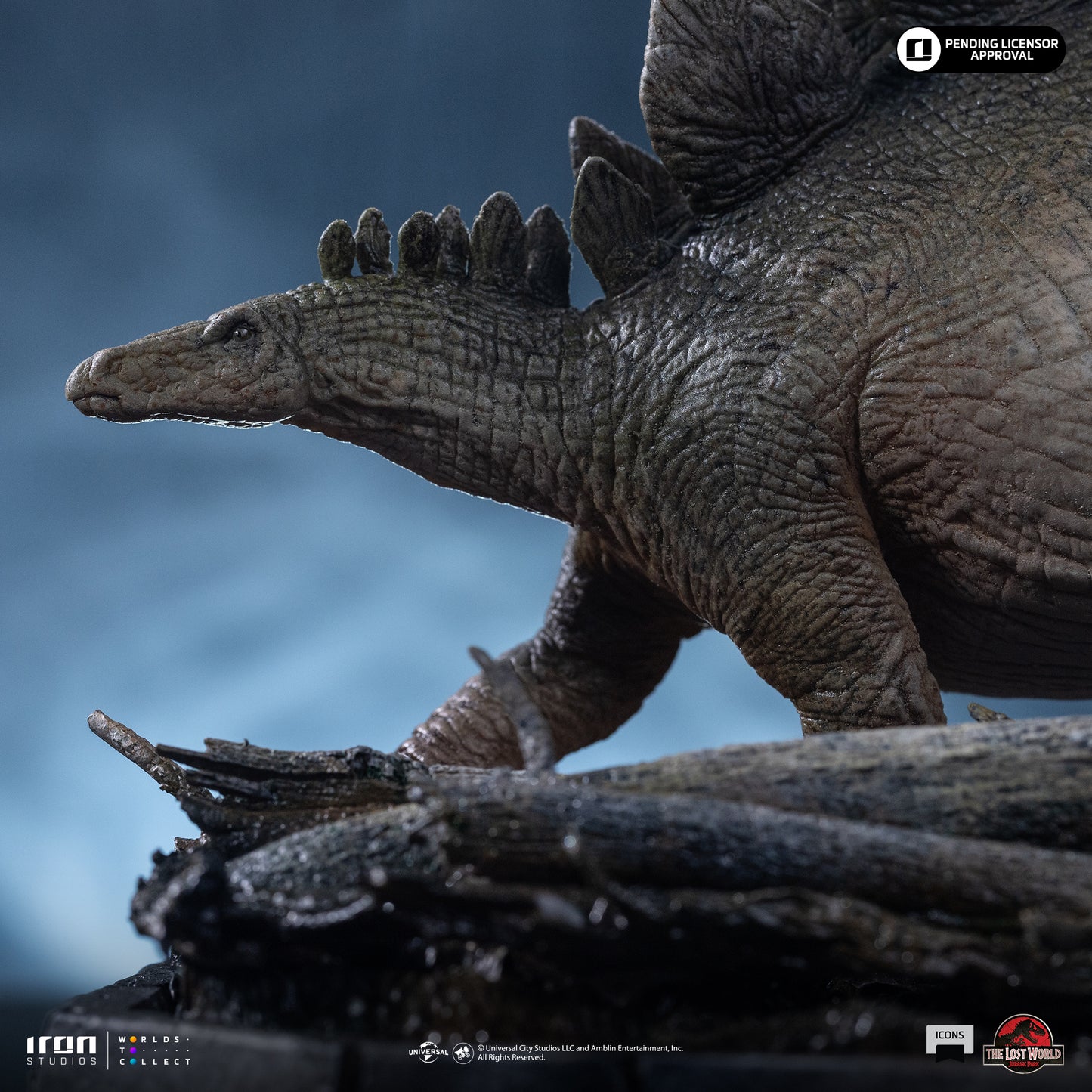 Stegosaurus The Lost World Jurassic Park Icons Non-scale Statue Pre-order