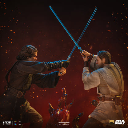 Anakin vs Obi-Wan Diorama Star Wars ROTS 1/10 Scale Statue Pre-order