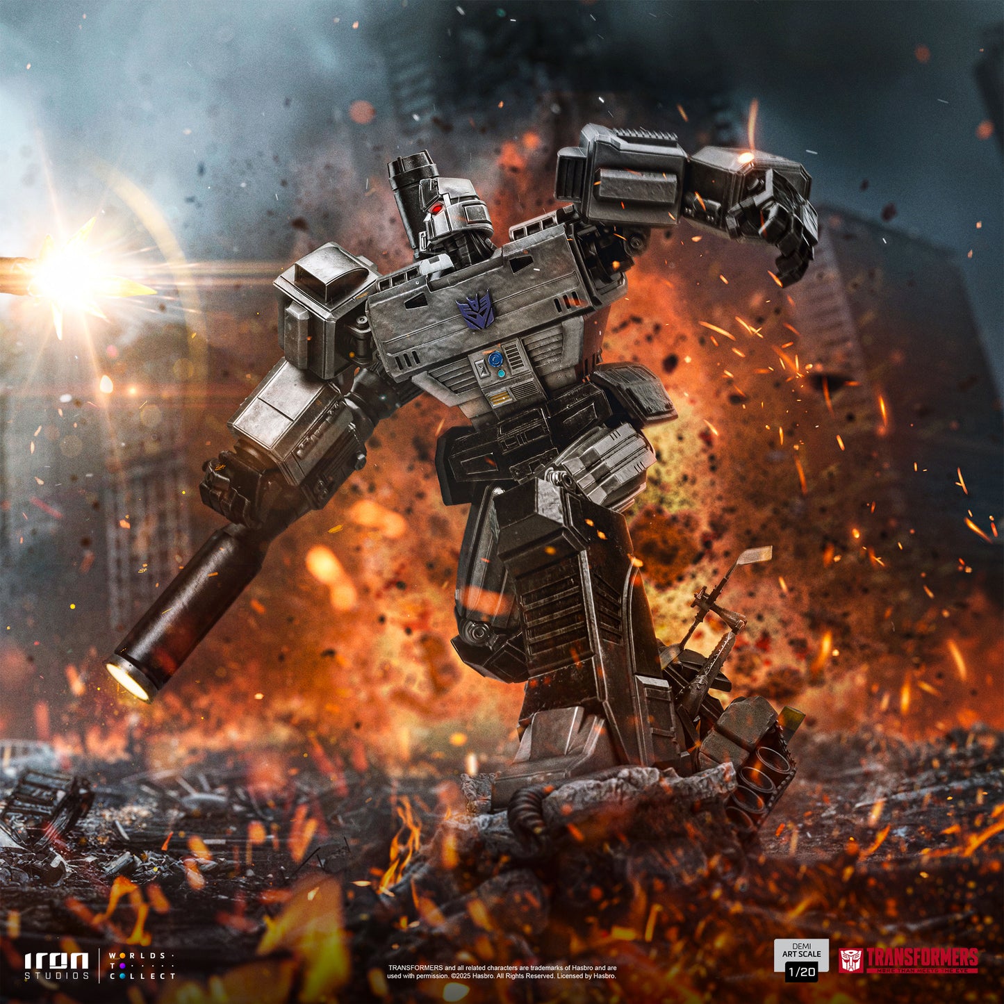 Megatron Transformers 1/20 Scale Statue Pre-order
