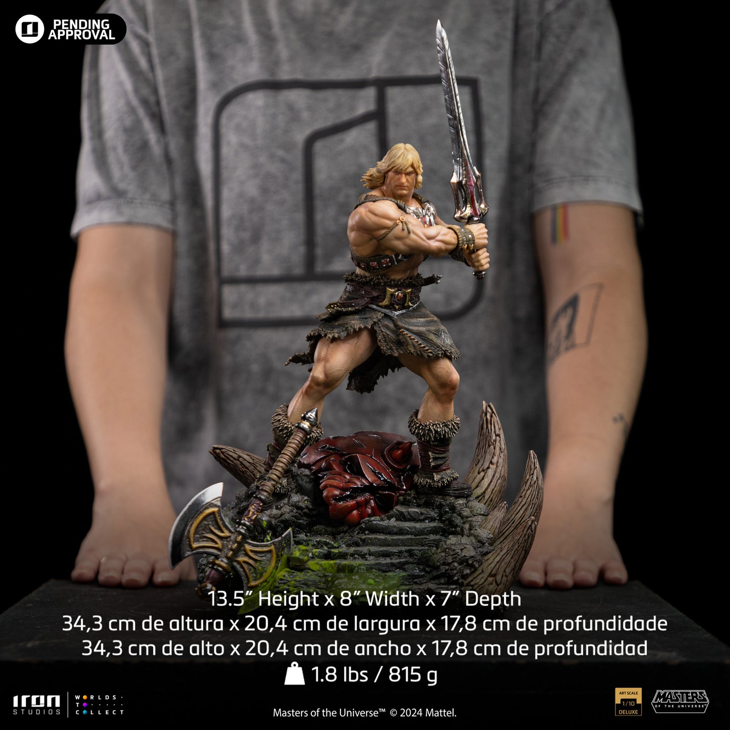 He-Man Unleashed MOTU 1/10 Scale Statue Pre-order