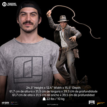Indiana Jones Raiders of the Lost Ark 1/4 Scale Statue Pre-order