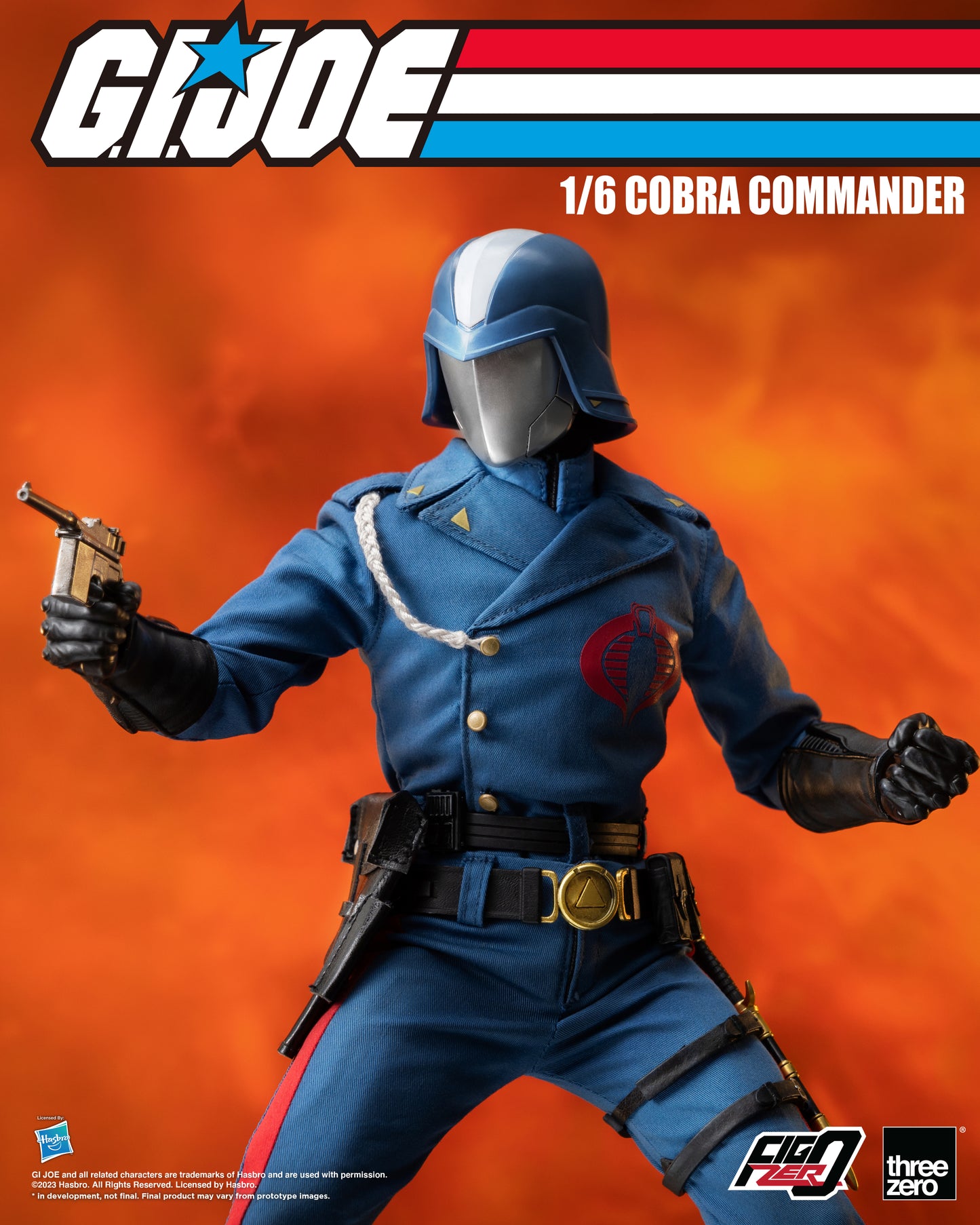 Cobra Commander GI Joe Threezero 1/6 Scale Action Figure Pre-order