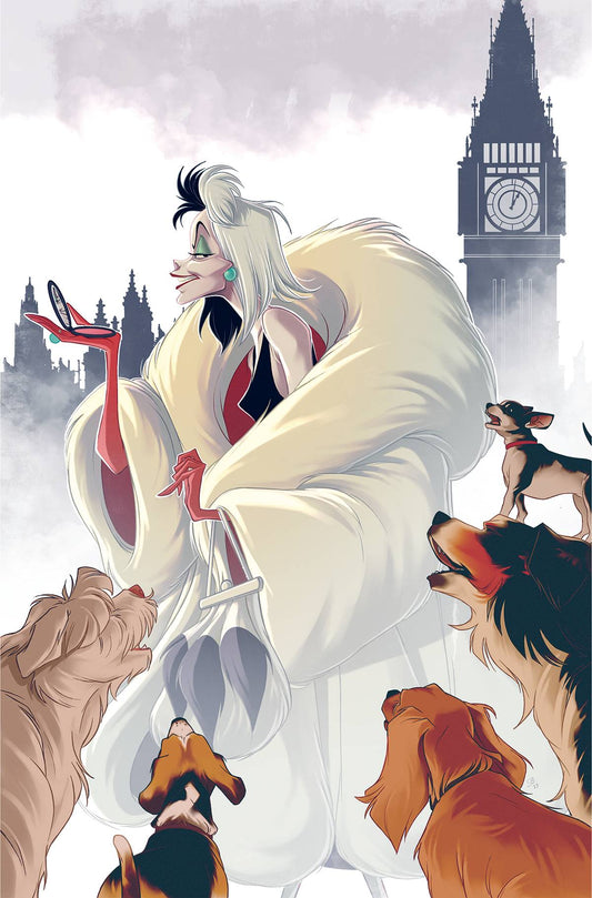 Disney Villains Cruella De Vil Boo Premium Metal Cover Comic