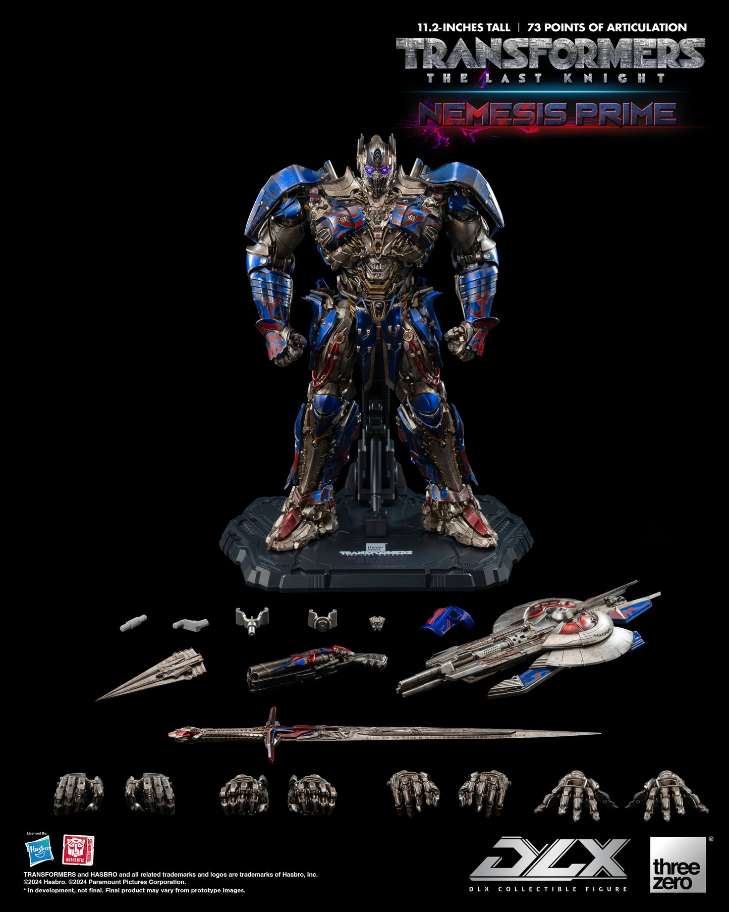 Nemesis Prime Transformers The Last Knight DLX Action Figure Pre-order