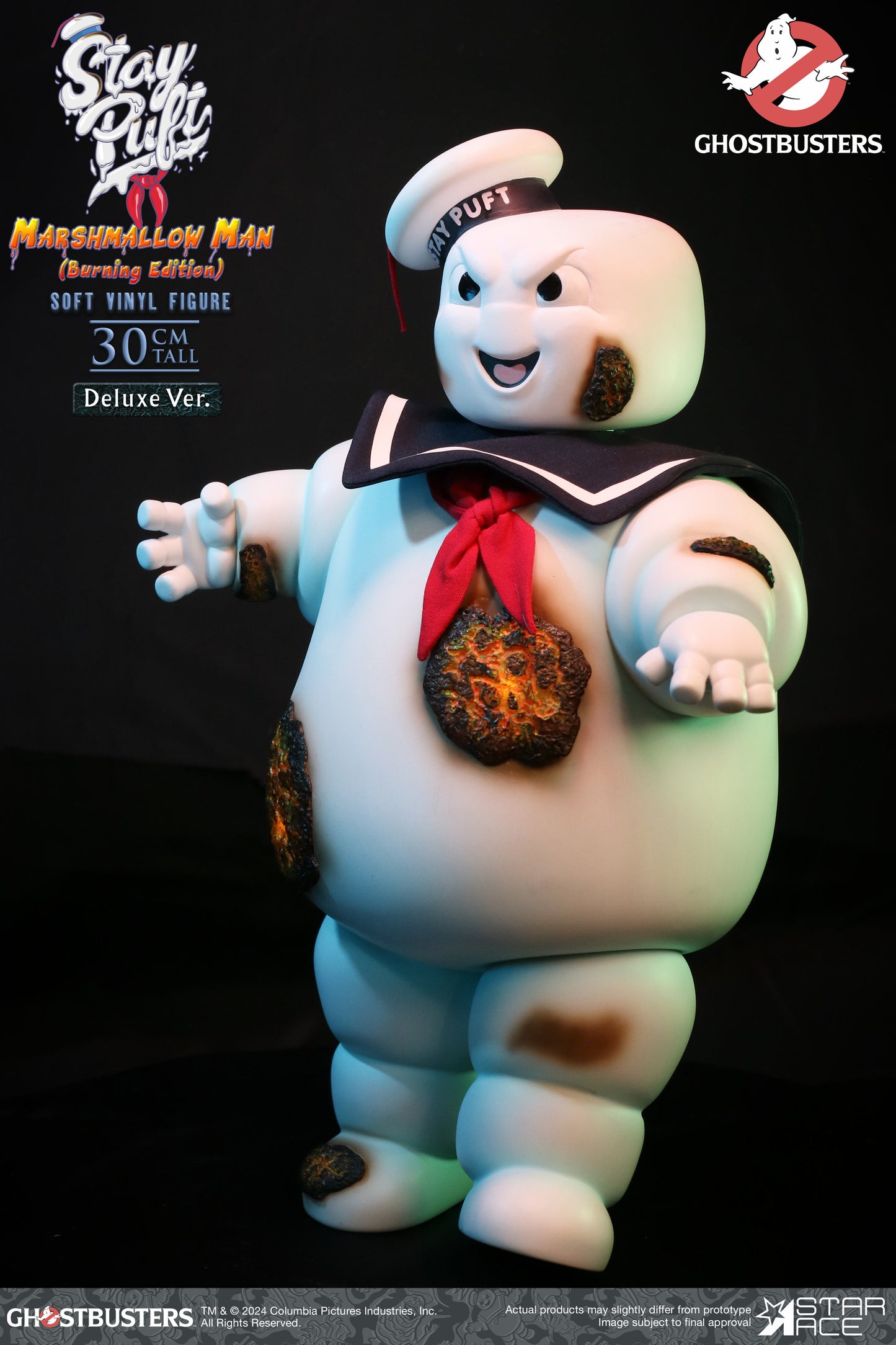 Stay Puft Marshmallow Man Ghostbusters Vinyl Figure Burning Edition Deluxe Pre-order