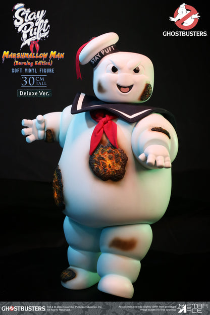 Stay Puft Marshmallow Man Ghostbusters Vinyl Figure Burning Edition Deluxe