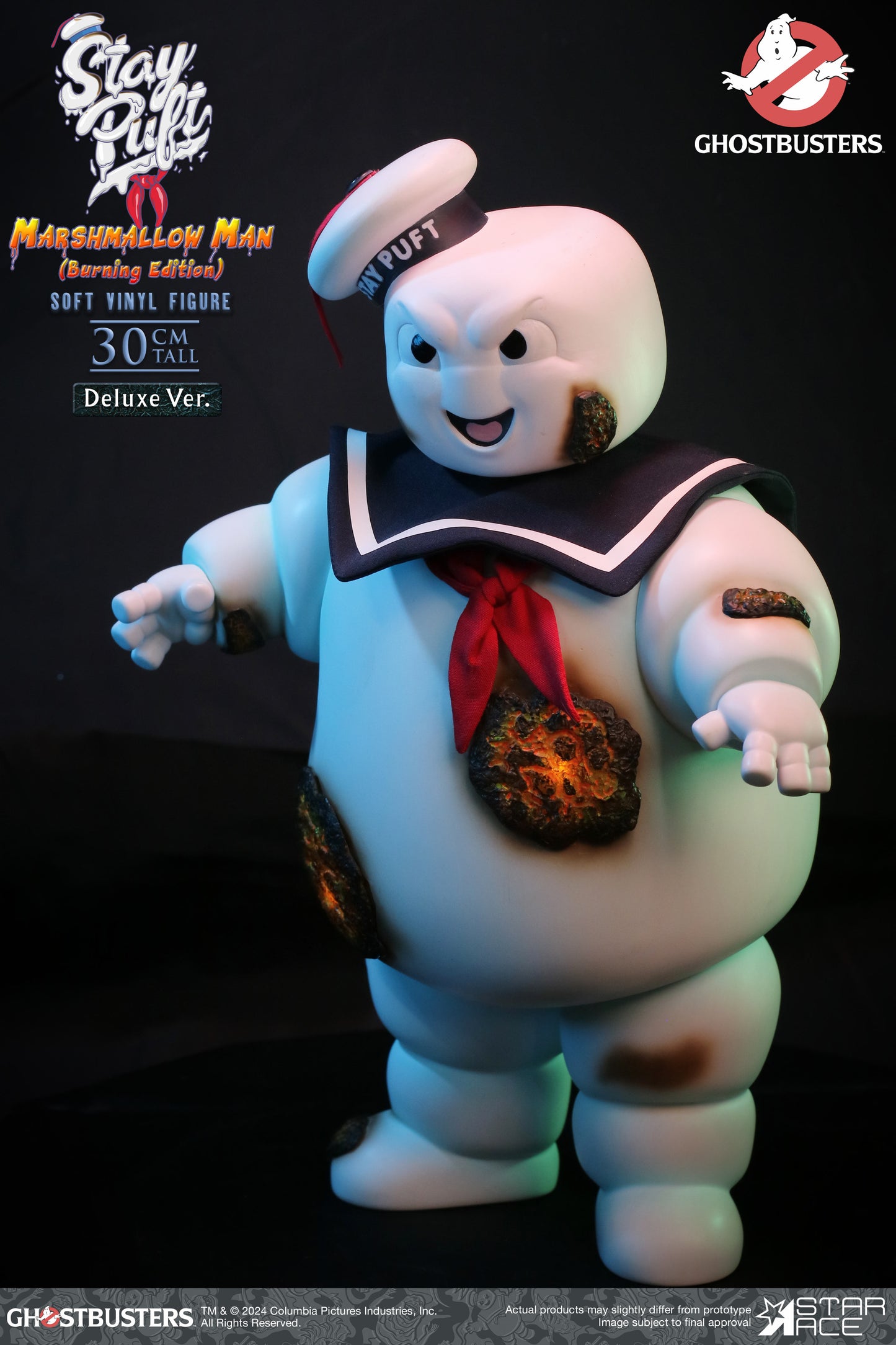 Stay Puft Marshmallow Man Ghostbusters Vinyl Figure Burning Edition Deluxe Pre-order