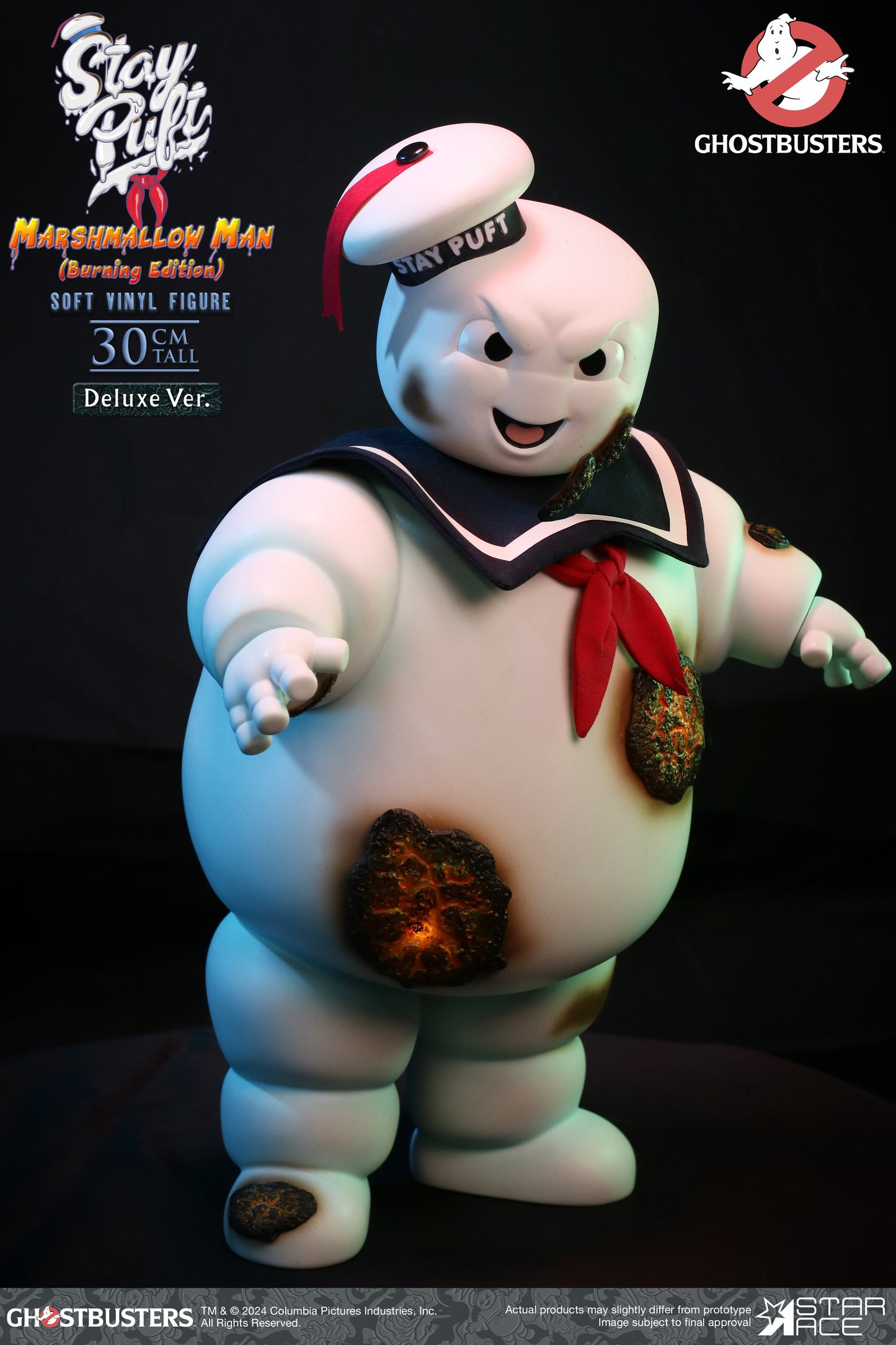 Stay Puft Marshmallow Man Ghostbusters Vinyl Figure Burning Edition Deluxe Pre-order