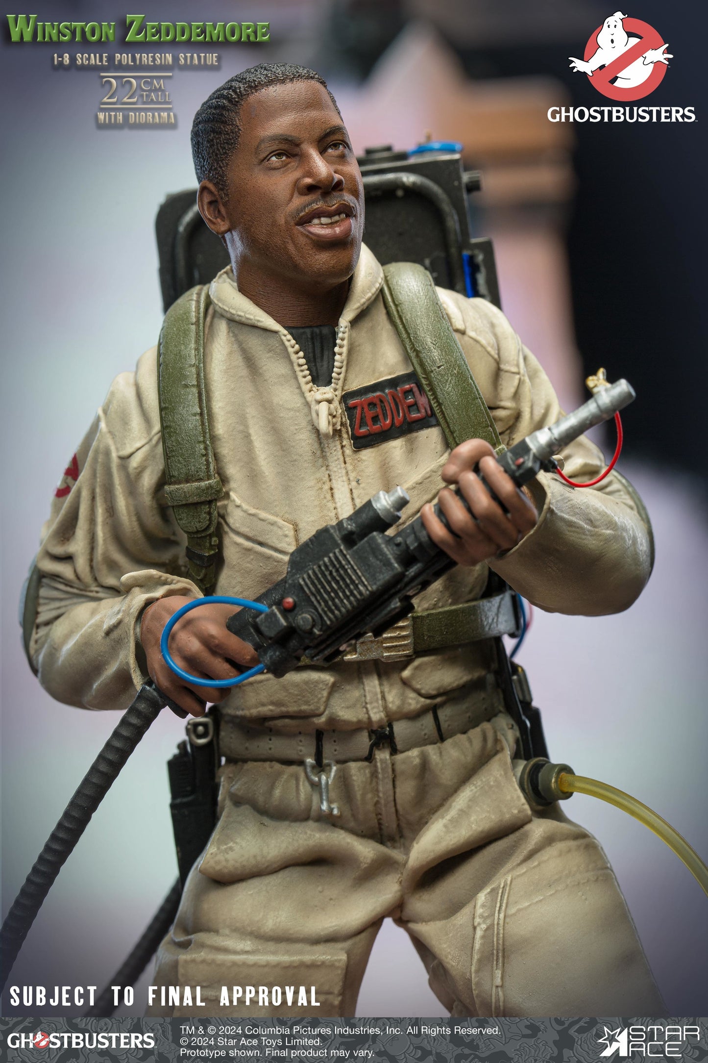 Winston Zeddemore Ghostbusters 1/8 Scale Statue Pre-order