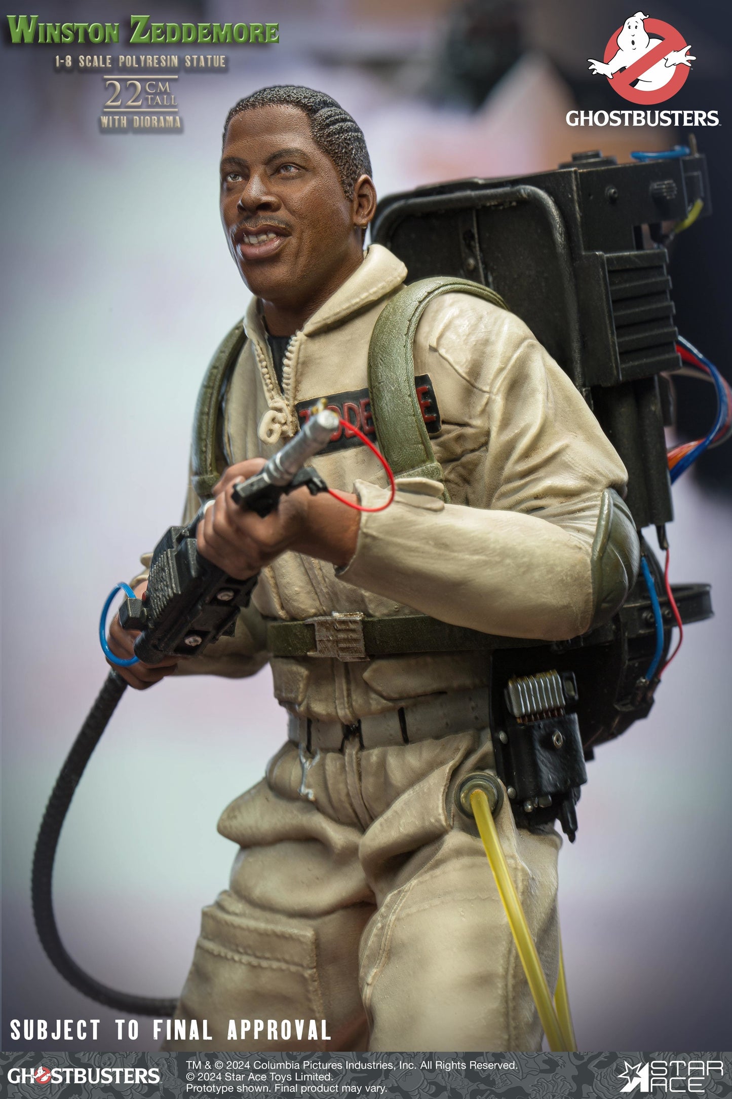 Winston Zeddemore Ghostbusters 1/8 Scale Statue