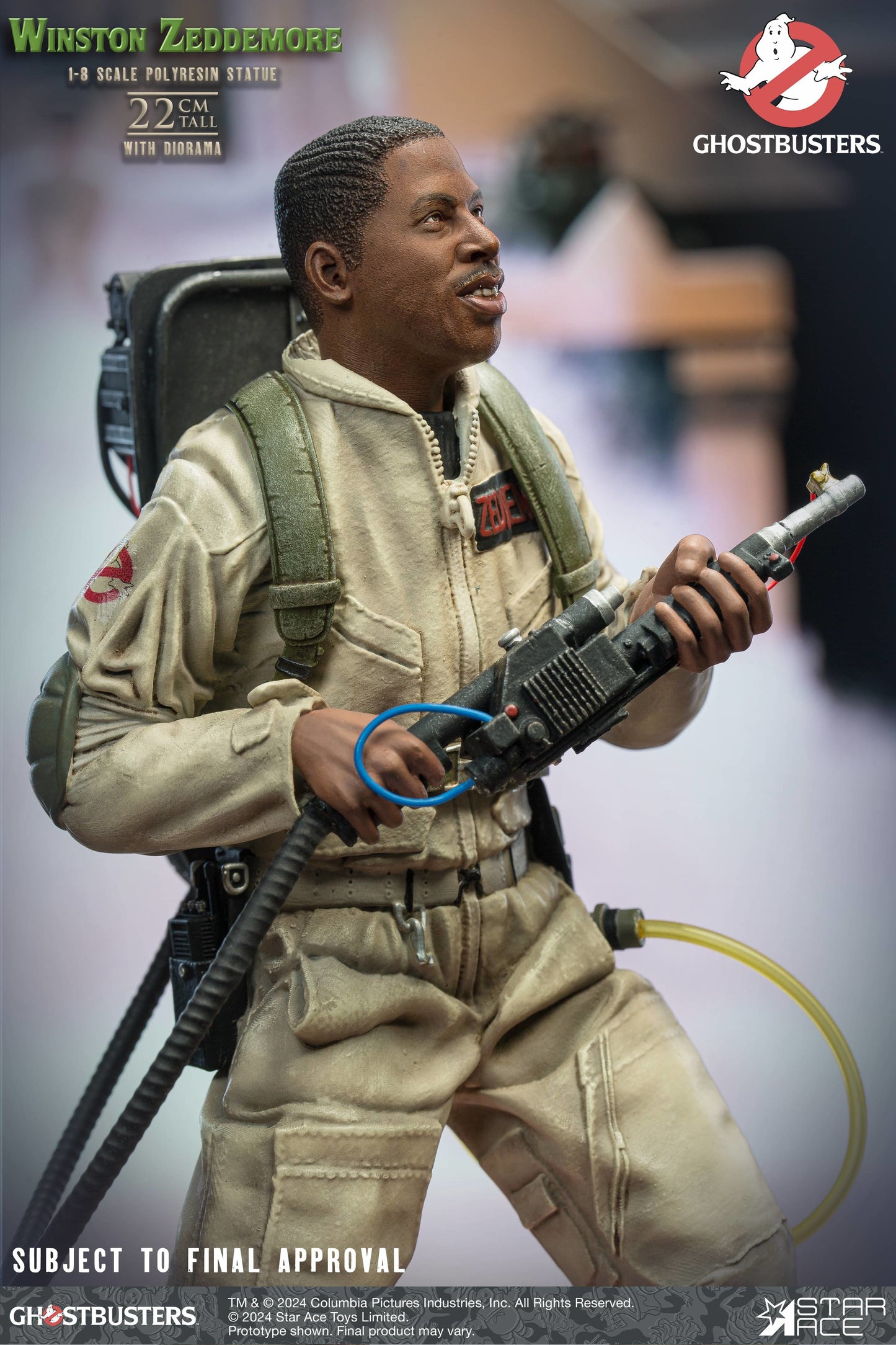 Winston Zeddemore Ghostbusters 1/8 Scale Statue