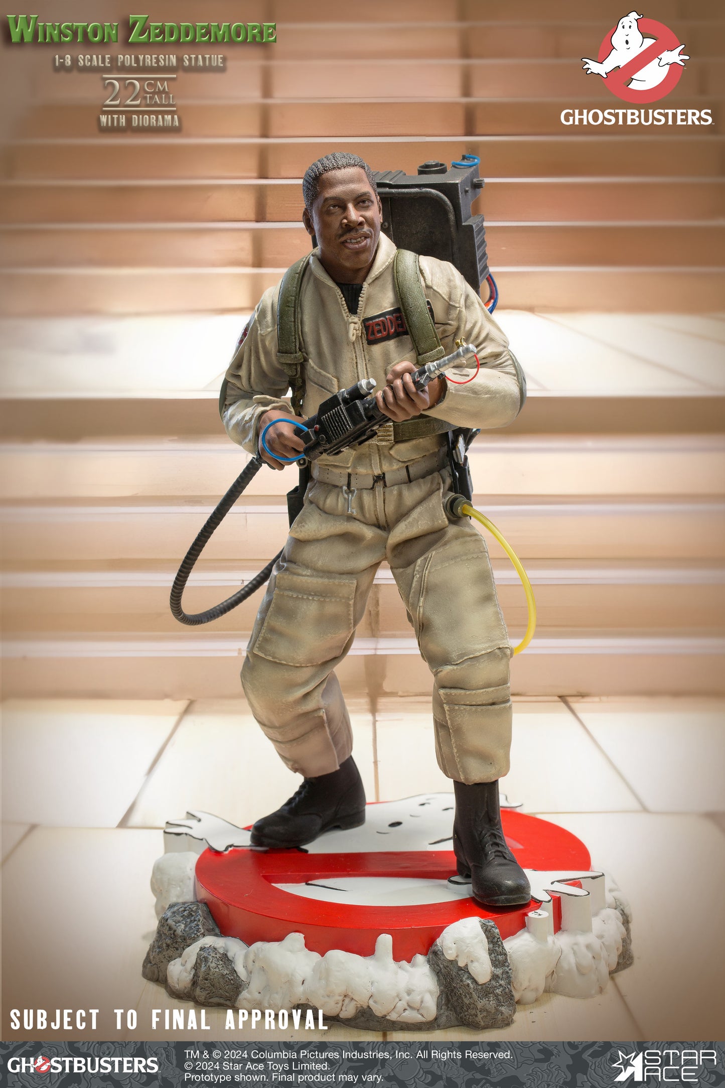 Winston Zeddemore Ghostbusters 1/8 Scale Statue