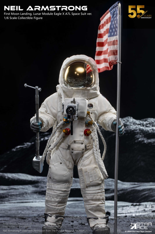 Neil Armstrong Deluxe 55th Anniversary Apollo 11 1/6 Scale Action Figure Pre-order