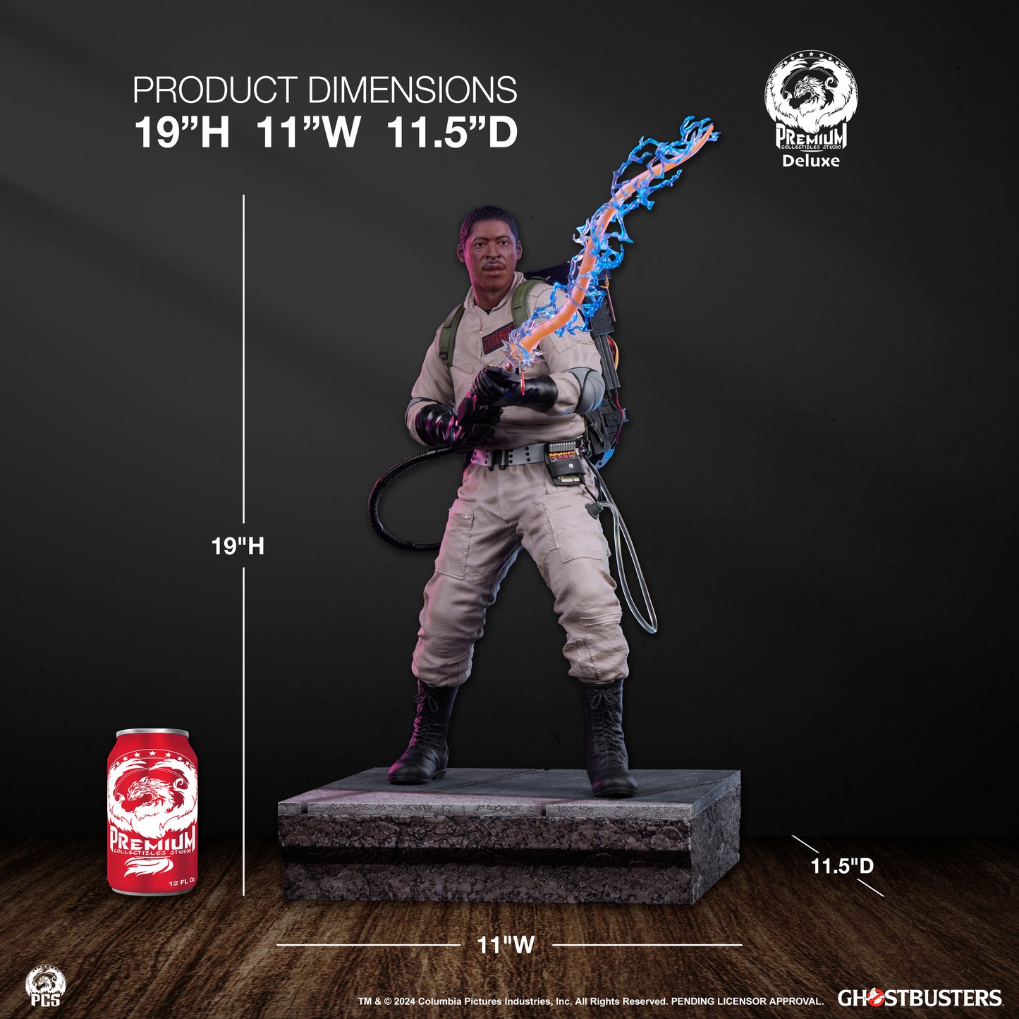 Winston Zeddemore Deluxe Edition Ghostbusters 1/4 Scale Statue Pre-order