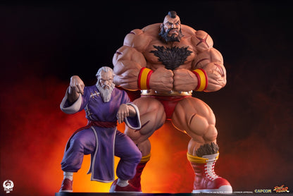 Zangief and Gen Street Fighter Street Jam 1/10 Scale Statue Pre-order