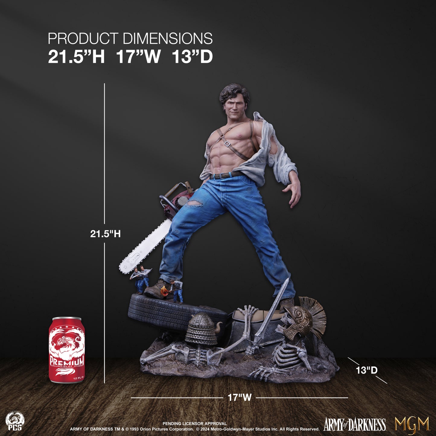 Ash Army of Darkness 1/4 Scale Statue Pre-order