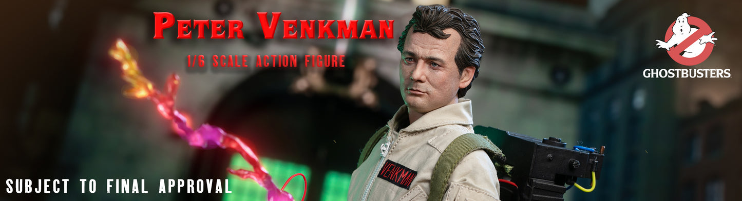 Peter Venkman Ghostbusters 1/6 Scale Action Figure Pre-order