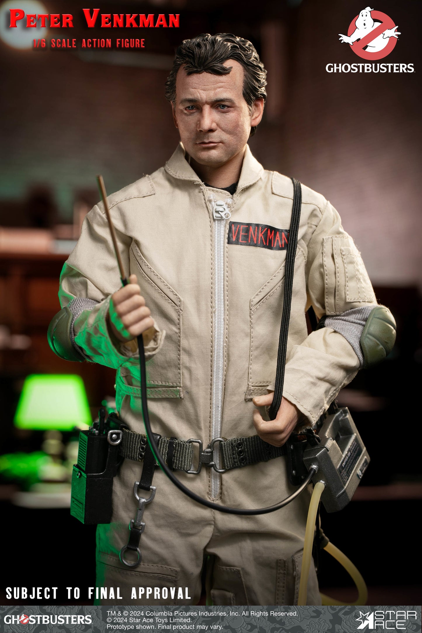 Peter Venkman Ghostbusters 1/6 Scale Action Figure Pre-order