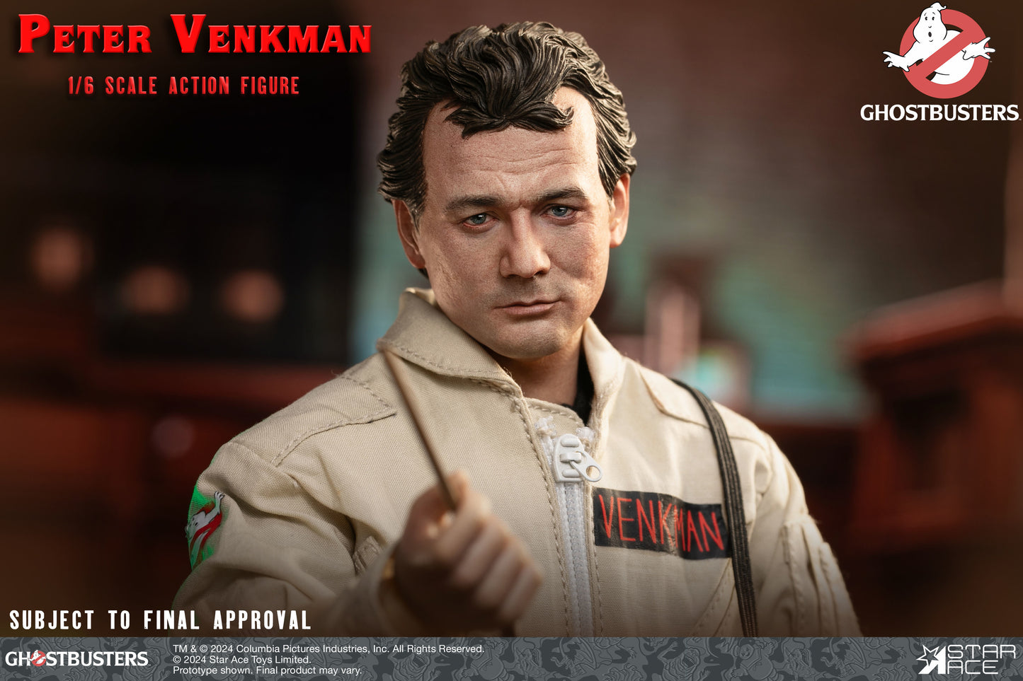 Peter Venkman Ghostbusters 1/6 Scale Action Figure Pre-order