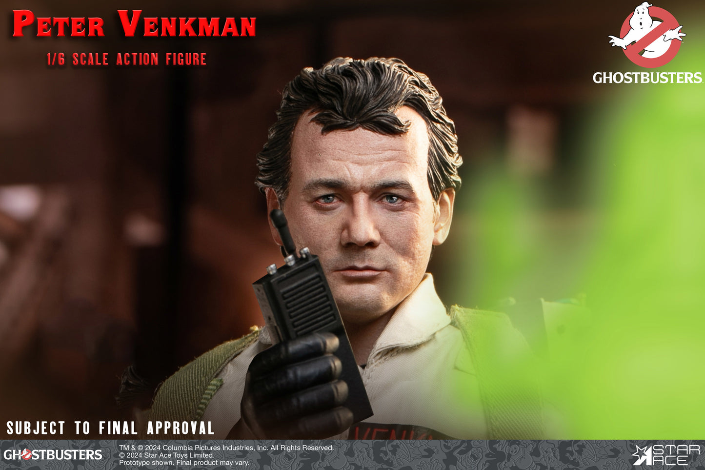 Peter Venkman Ghostbusters 1/6 Scale Action Figure Pre-order