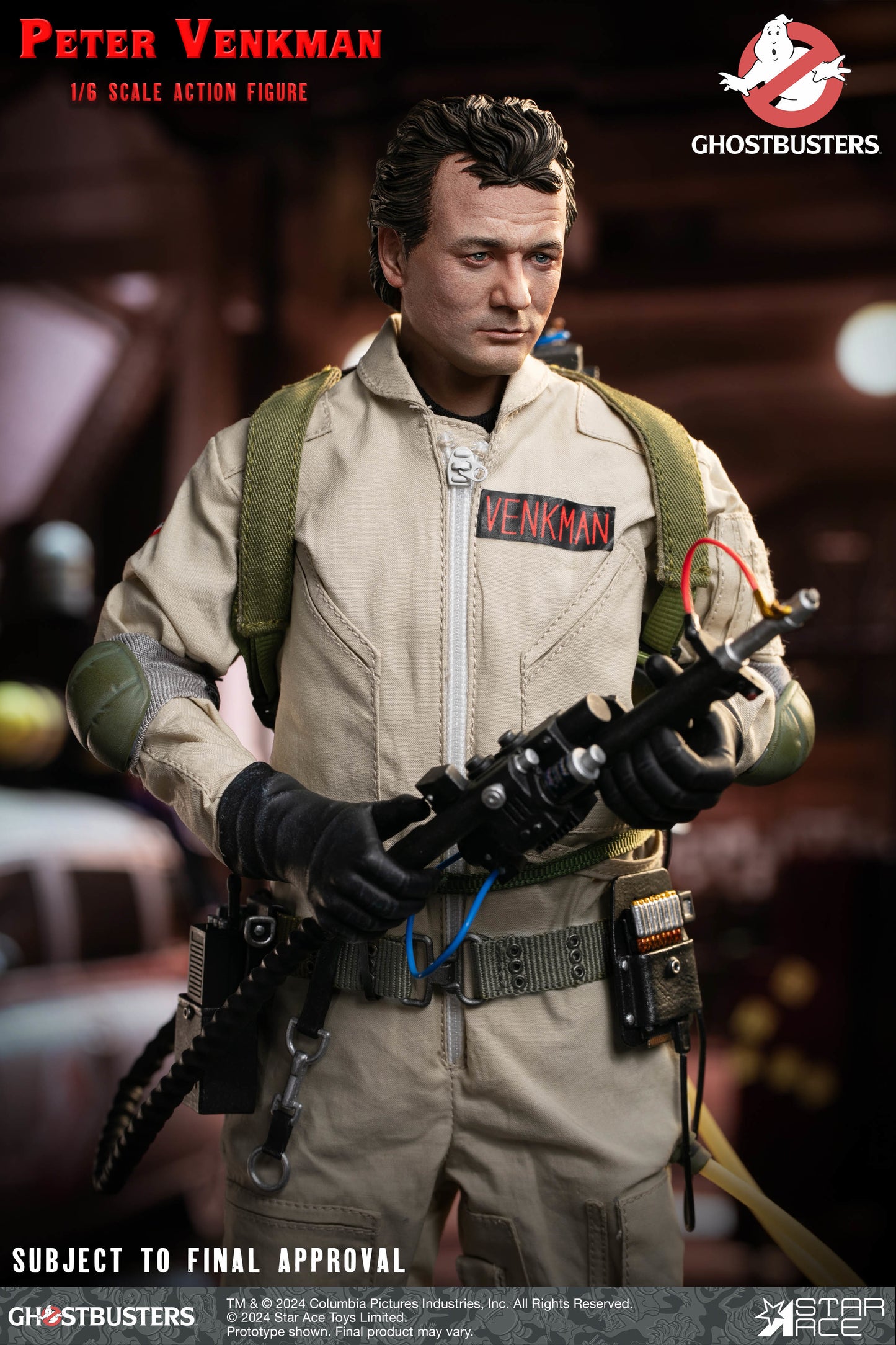 Peter Venkman Ghostbusters 1/6 Scale Action Figure Pre-order