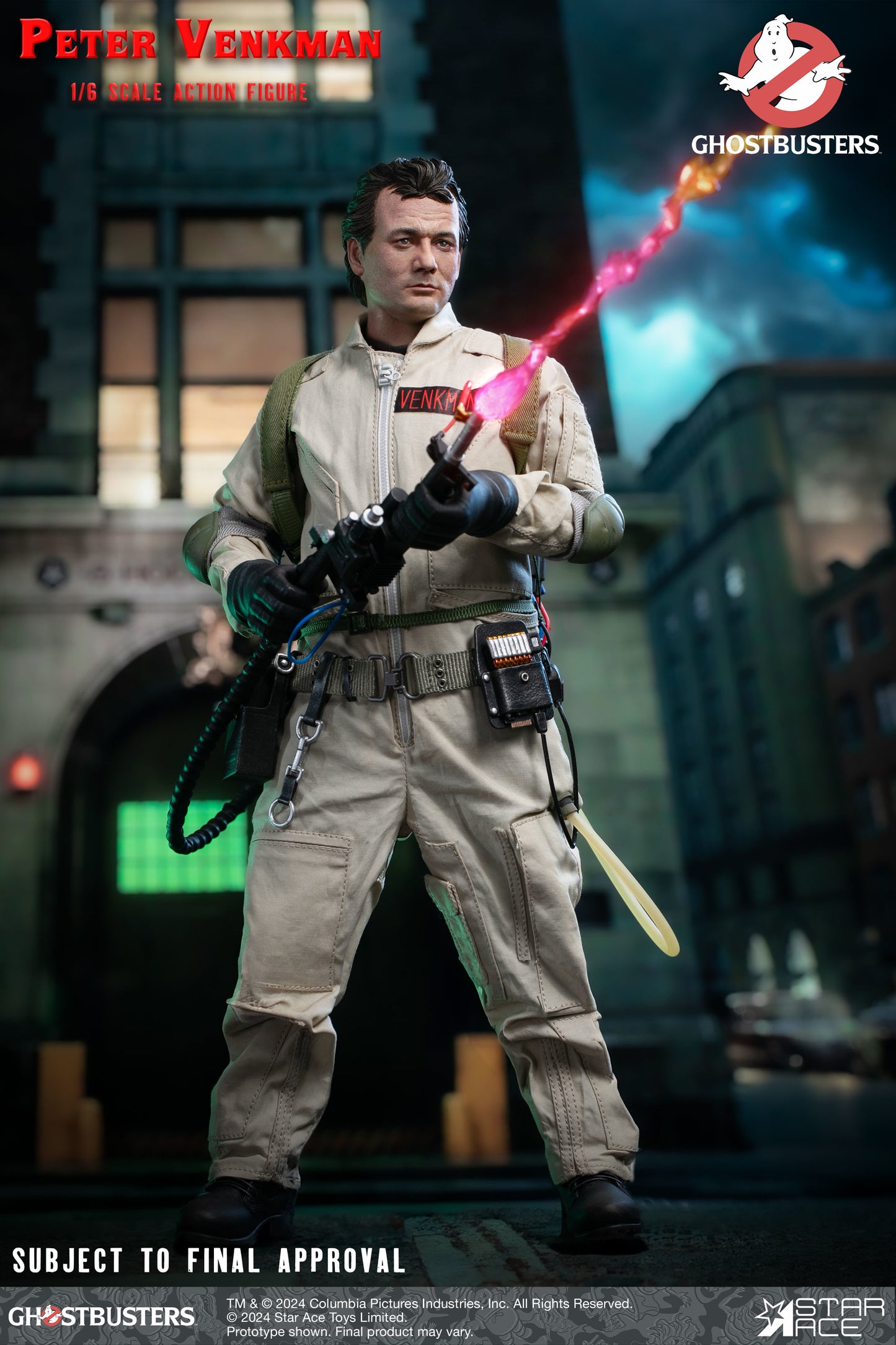 Peter Venkman Ghostbusters 1/6 Scale Action Figure Pre-order