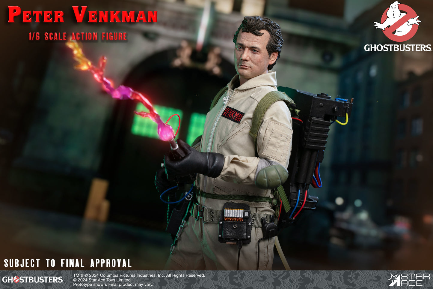 Peter Venkman Ghostbusters 1/6 Scale Action Figure Pre-order