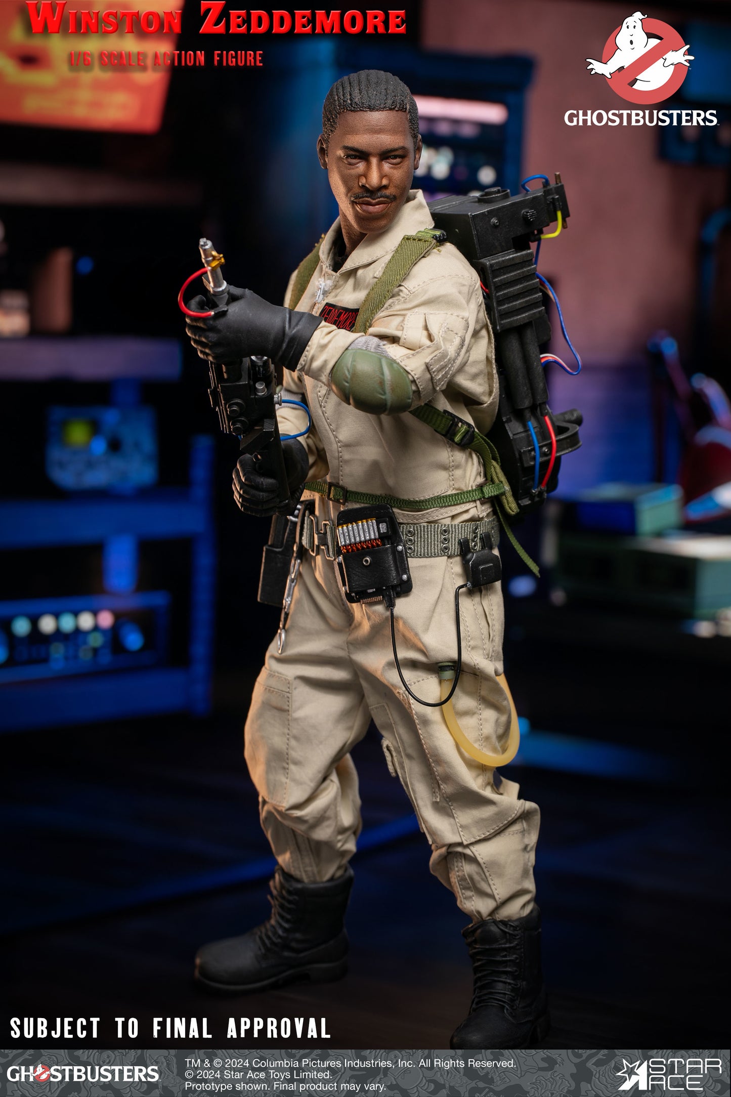 Winston Zeddmore Ghostbusters 1/6 Scale Action Figure Pre-order