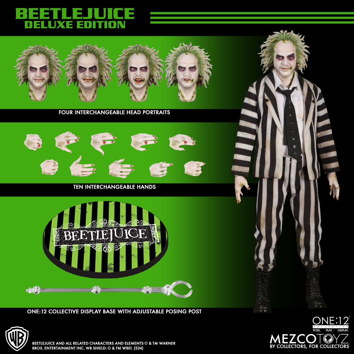 Beetlejuice Deluxe One:12 Collective Action Figure Pre-order