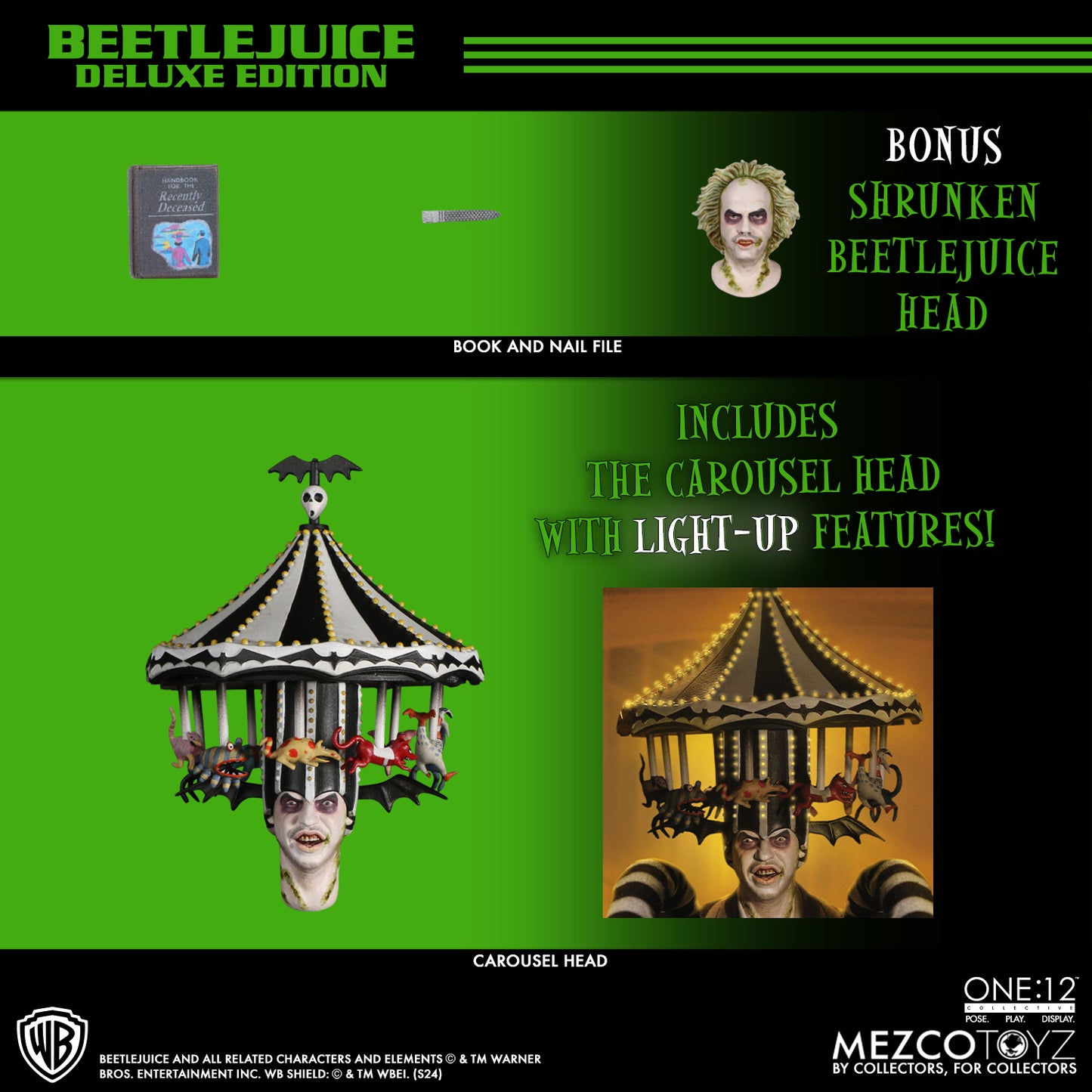 Beetlejuice Deluxe One:12 Collective Action Figure Pre-order