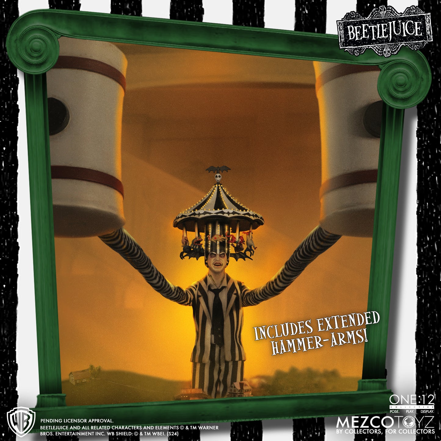 Beetlejuice Deluxe One:12 Collective Action Figure Pre-order