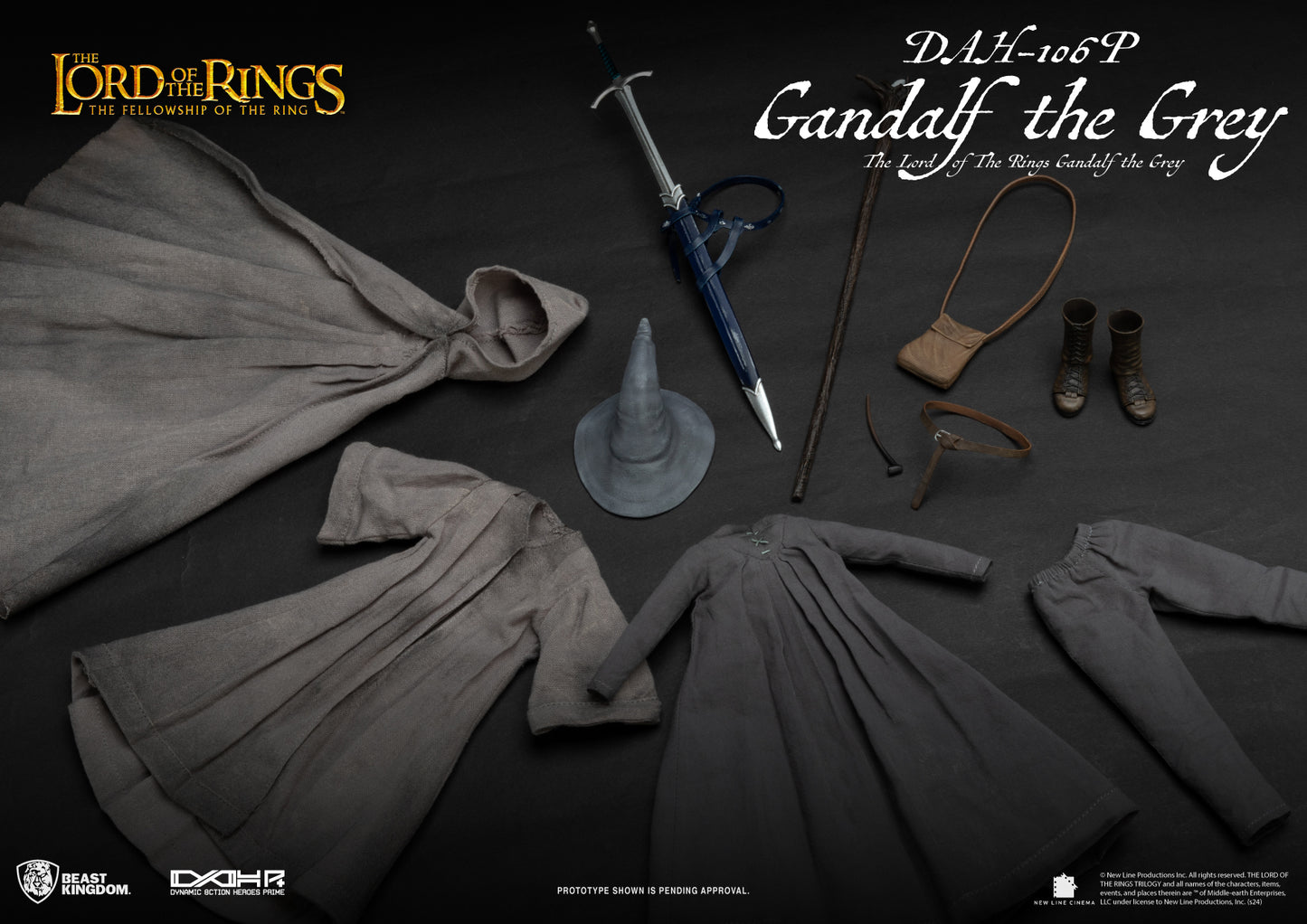 Gandalf the Grey LOTR Dynamic 8-action Action Figure Pre-order