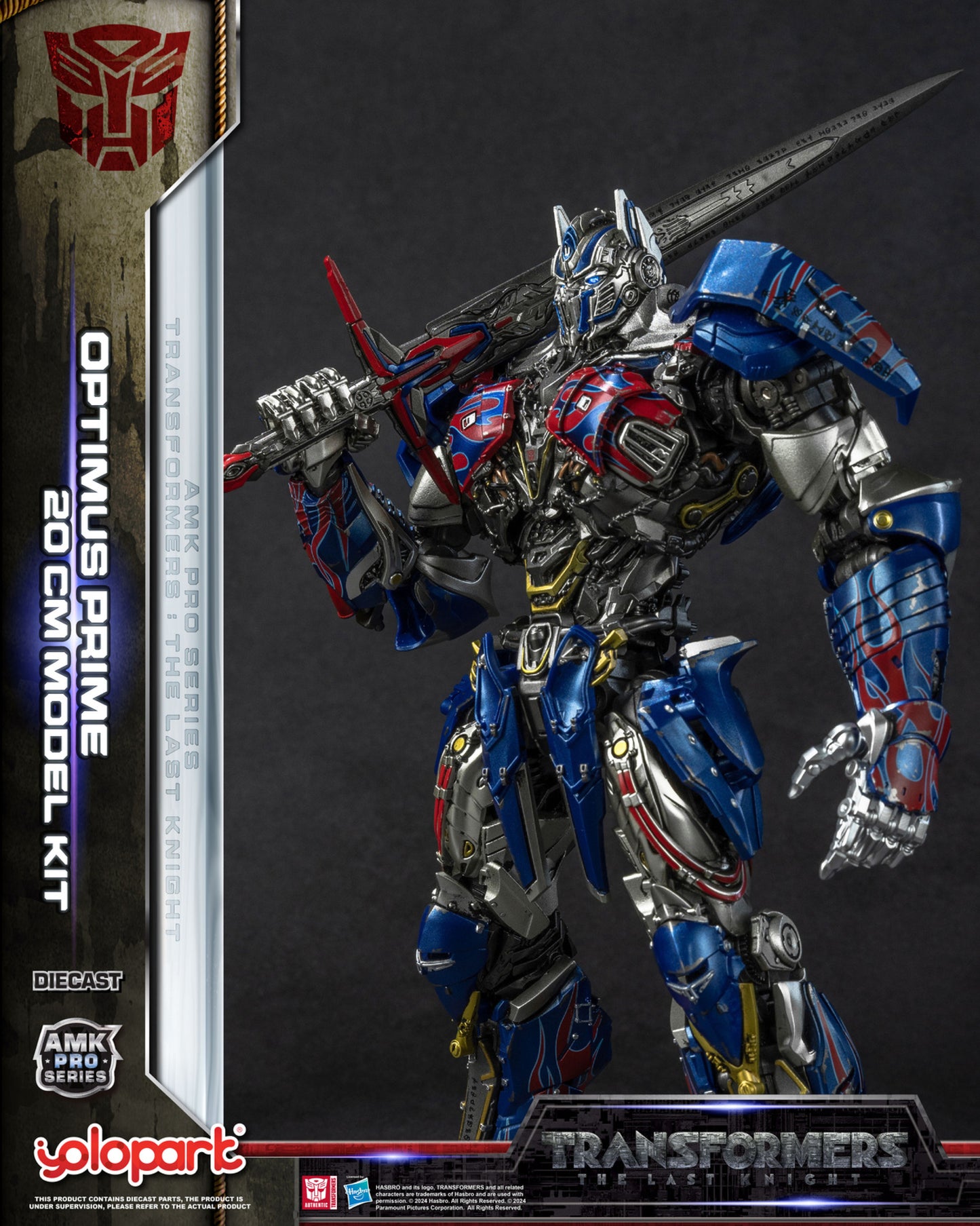 Optimus Prime Transformers The Last Knight AMK Pro Series Action Figure Pre-order