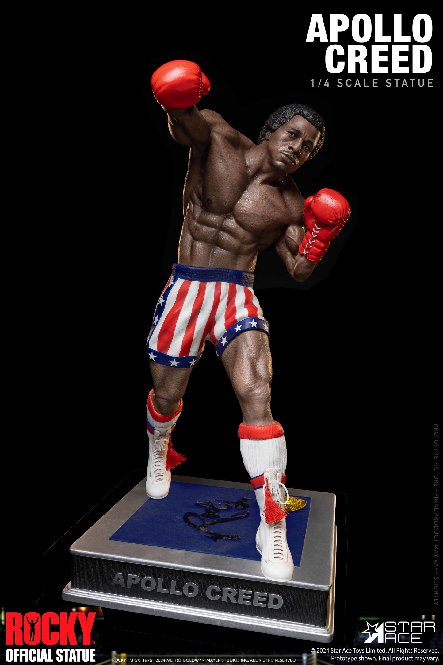 Apollo Creed Rocky 1/4 Scale Statue Pre-order