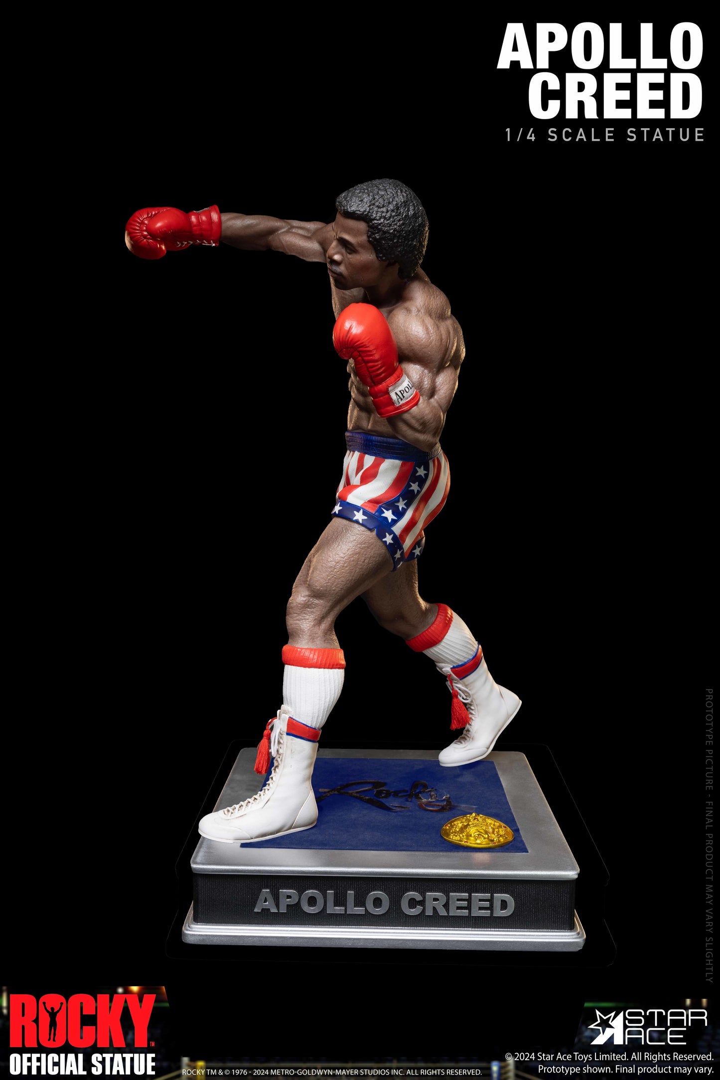 Apollo Creed Rocky 1/4 Scale Statue Pre-order