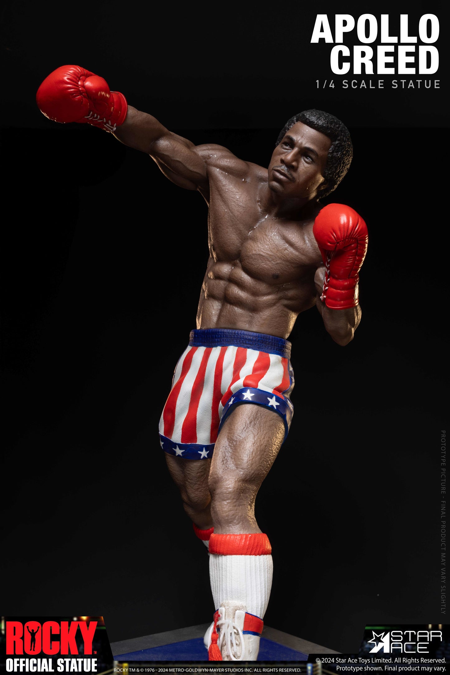 Apollo Creed Rocky 1/4 Scale Statue Pre-order