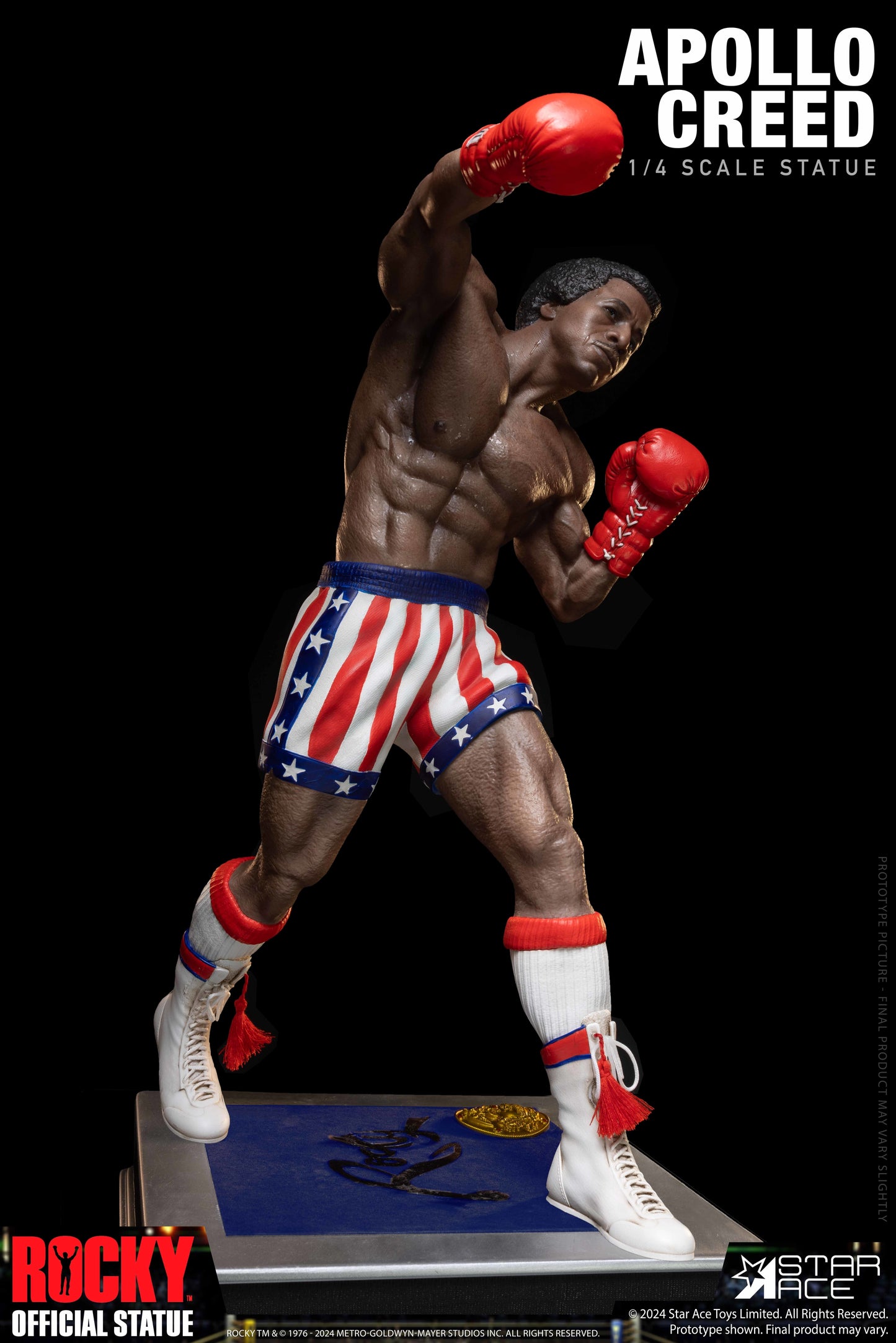 Apollo Creed Rocky 1/4 Scale Statue Pre-order