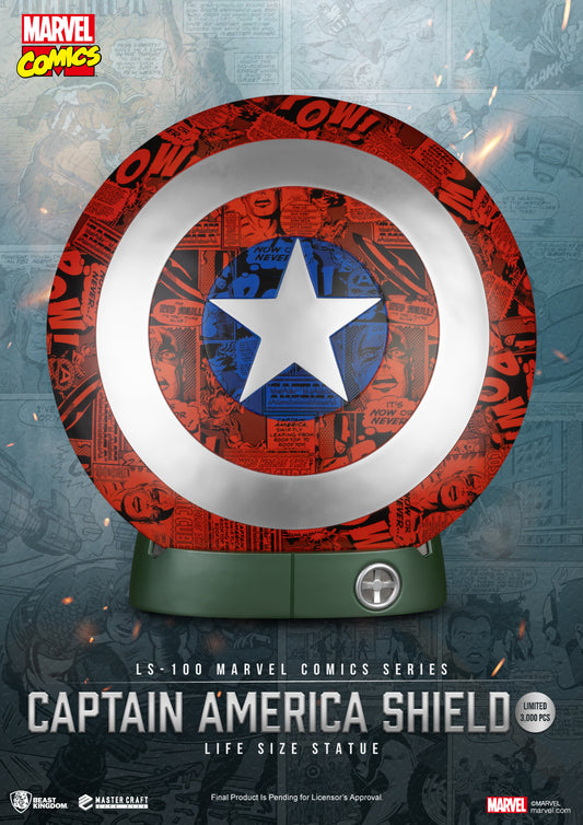 Captain America LS-100 Marvel Comics Life Size Shield Statue Pre-order