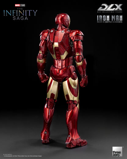Iron Man Mark 3 Battle Damage Infinity Saga DLX Action Figure Pre-order
