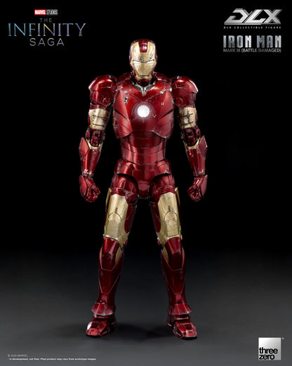 Iron Man Mark 3 Battle Damage Infinity Saga DLX Action Figure Pre-order