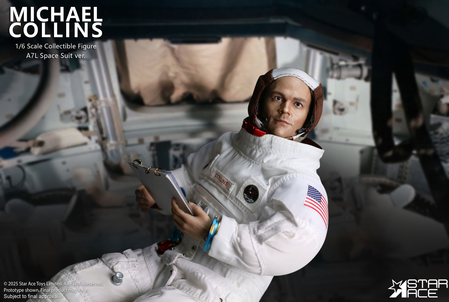 Col Michael Collins NASA Apollo 11 1/6 Scale Action Figure Pre-order
