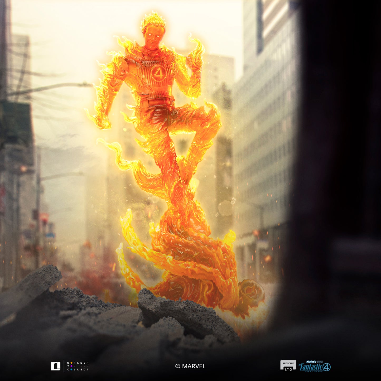 Human Torch Fantastic 4 1/10 Scale Statue Pre-order